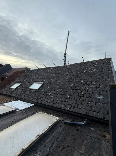 Dakrenovatie Oudenaarde - Voor