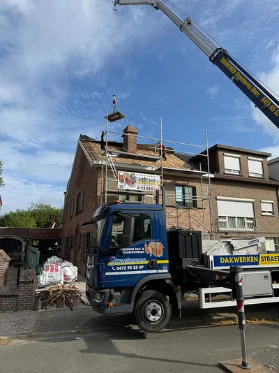 Dakrenovatie Aalst - Tijdens