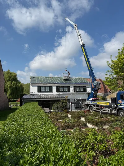 Dakrenovatie Oudenaarde - Tijdens